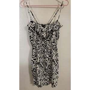 Rue 21 Black &‎ White Spaghetti Strap Dress Size Medium NWT (a)